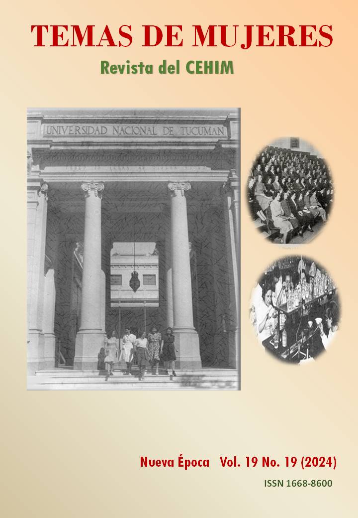 					Ver Vol. 19 Núm. 19 (2024): Temas de Mujeres. Revista del CEHIM
				